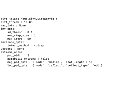 SiftConfig Specification